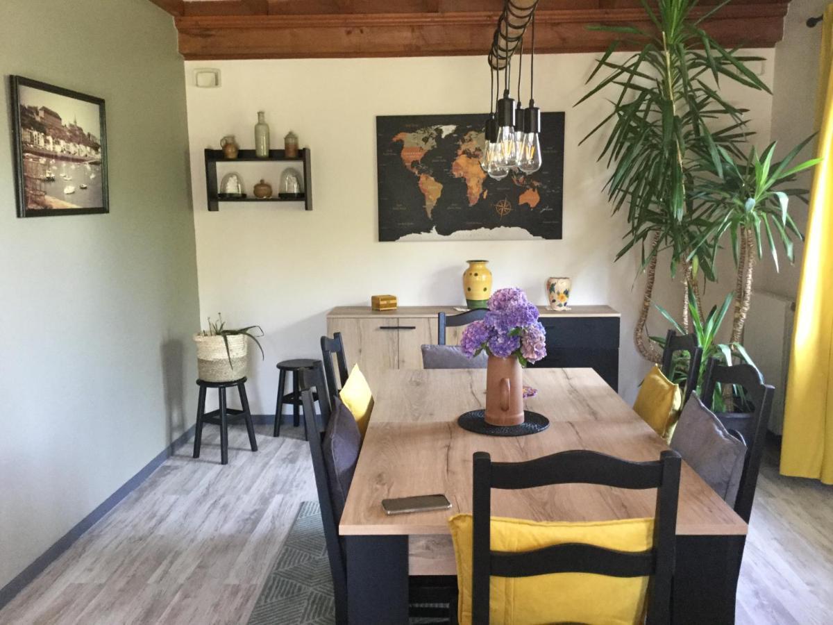 Coup De Coeur Assure ! Calm Comme A La Maison ! Maison Spacieuse Avec Grande Terrasse Pour 2 A 5 Personnes Proximite Granville Et Mer Avec Wifi Et Parking Gratuits Luaran gambar